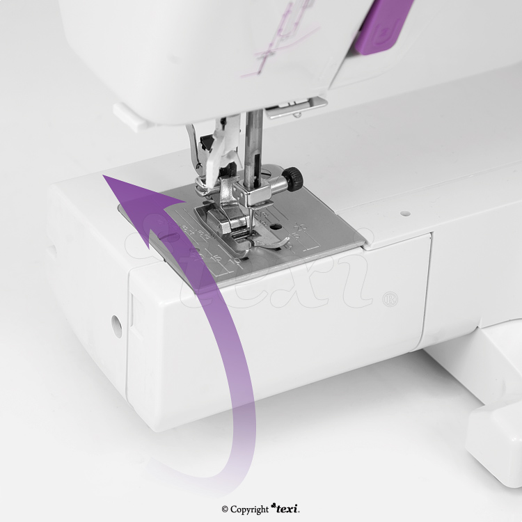 TEXI JOY 25 - Multifunktionelle, mechanische Nähmaschine, 25 Stichmuster - 2 Multifunktionelle, mechanische Nähmaschine, 25 Stichmuster