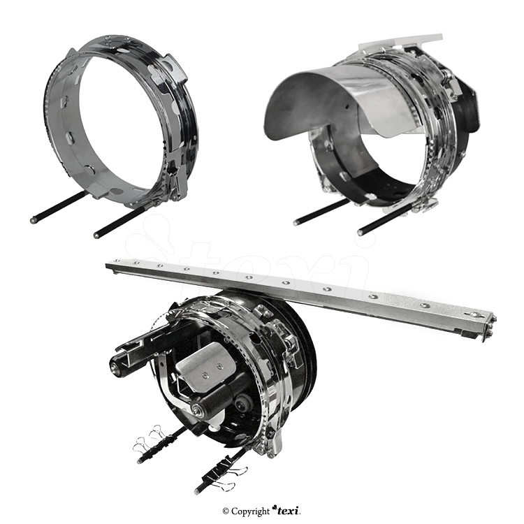 TEXI 1206 TS PREMIUM LARGE - 6-Kopf, 1-Nadeln Stickmaschine mit solidem Gestell - 6 6-Kopf, 1-Nadeln Stickmaschine mit solidem Gestell