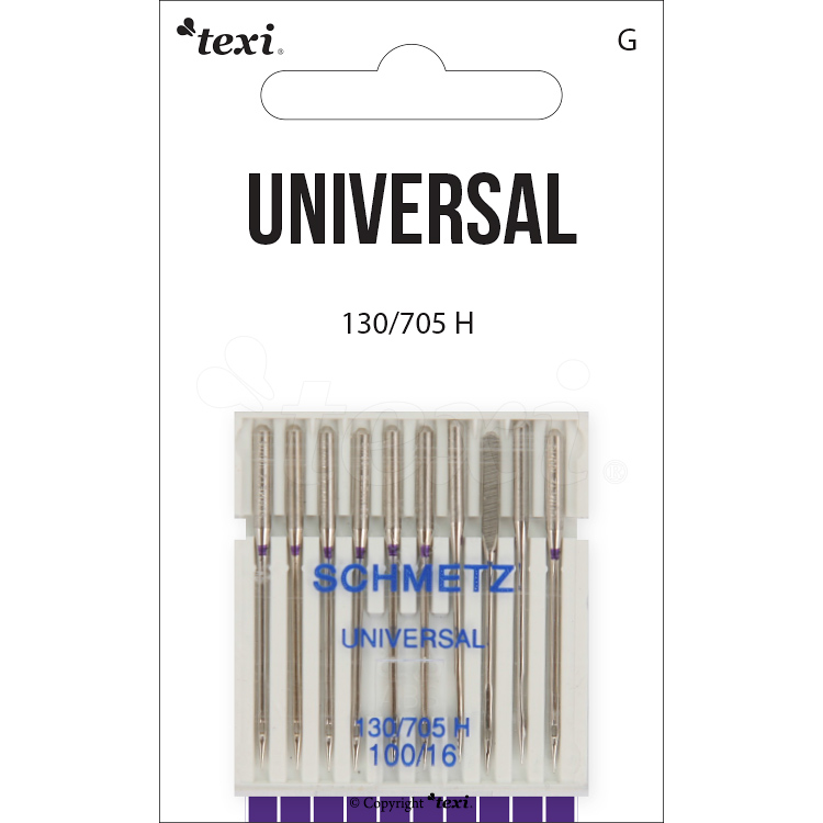 TEXI Universalnadeln, 130/705H, 10 Stk., Nadelstärke 100