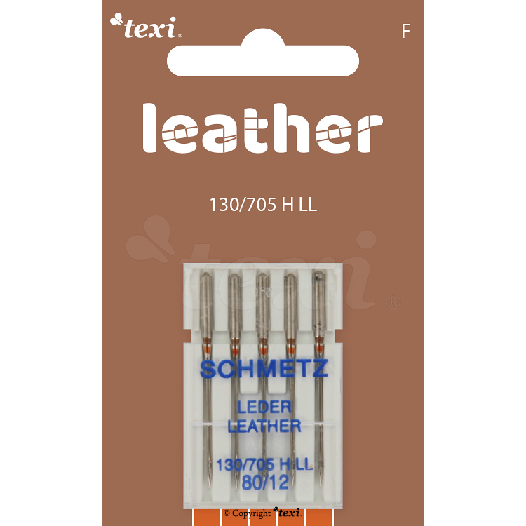 TEXI Nadeln für Leder 130/705 H LL, 5 Stk., 5x80