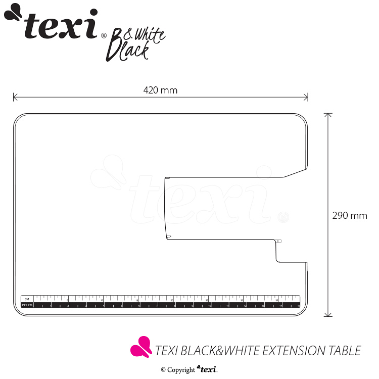 Extention table for Texi Black&White
