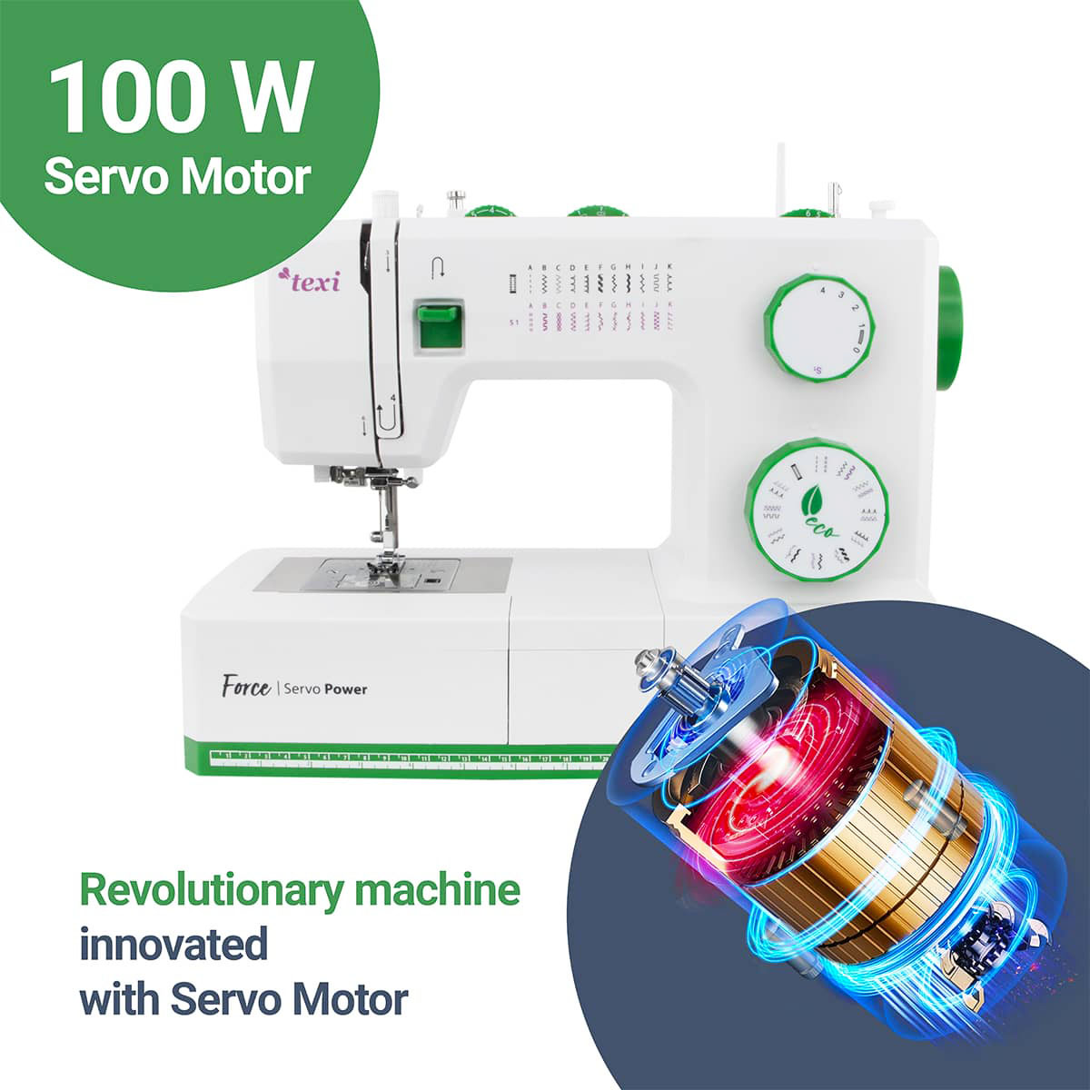 Automatic multifunctional sewing machine with AC SERVO motor