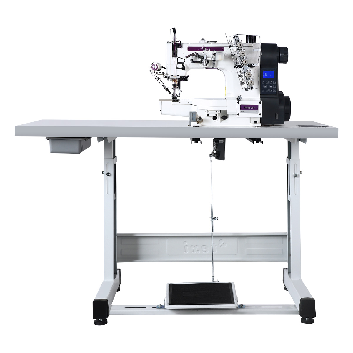 Automatic cylinderbed interlock (coverstitch) 3-needle TEXI TRECCIA-C 3F