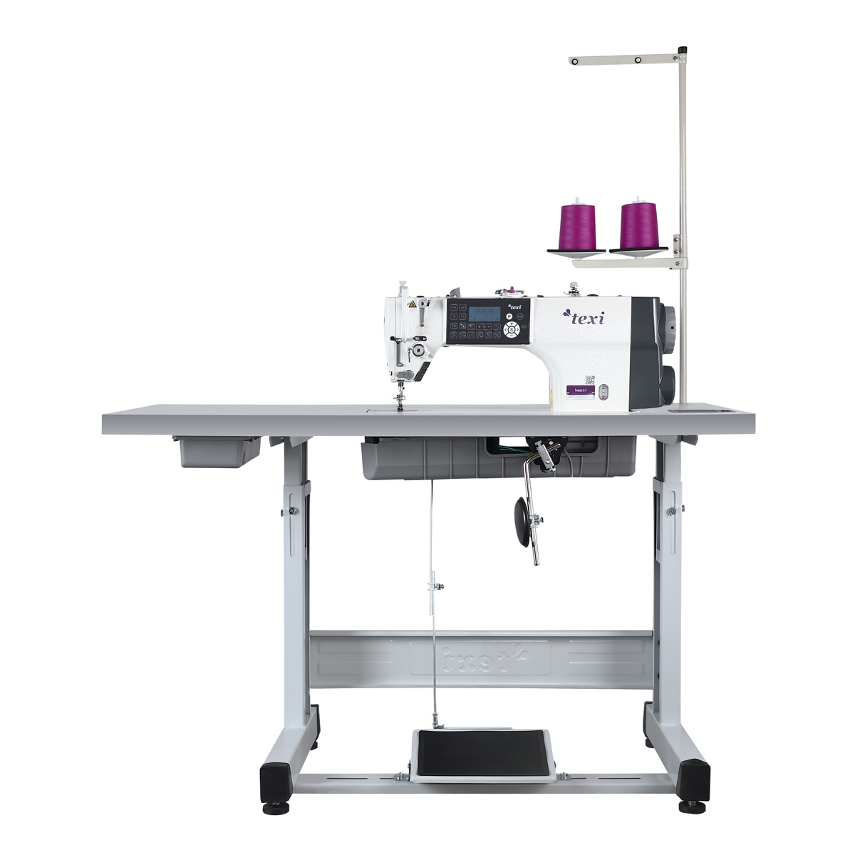 TEXI TRONIC 6F PREMIUM - Automatic single needle lockstitch machine TEXI TRONIC 6F, light and medium fabrics - 1 Automatic single needle lockstitch machine TEXI TRONIC 6F, light and medium fabrics