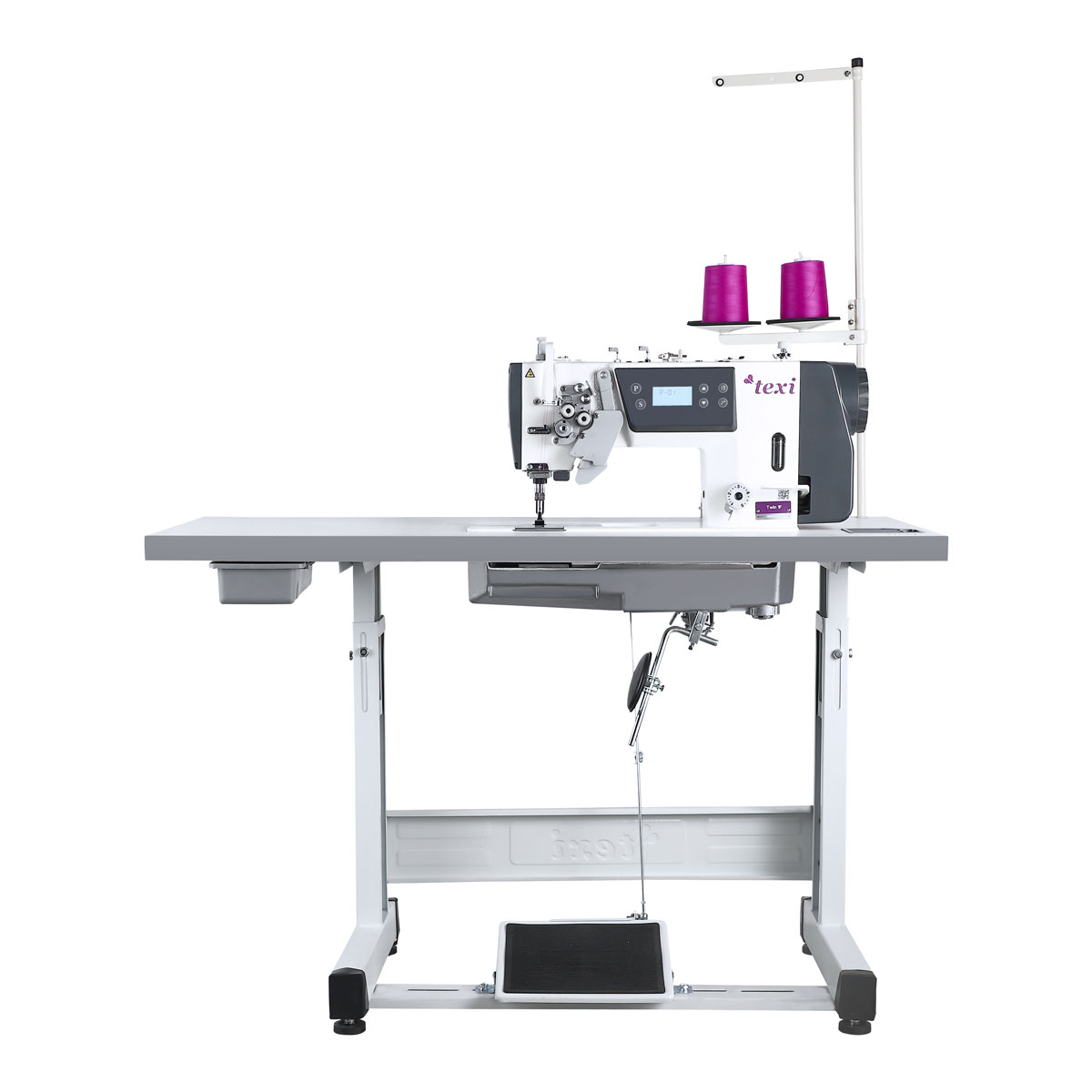 TEXI TWIN 1F PREMIUM - Double needle lockstitch machine TEXI TWIN 1F - 1 Double needle lockstitch machine TEXI TWIN 1F