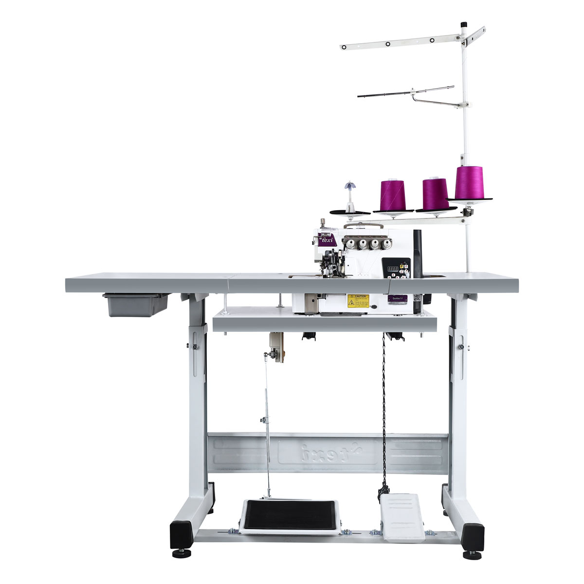 TEXI QUATTRO 1F PREMIUM - Overlock 2-needle, 4-thread TEXI QUATTRO 1F - 1 Overlock 2-needle, 4-thread TEXI QUATTRO 1F