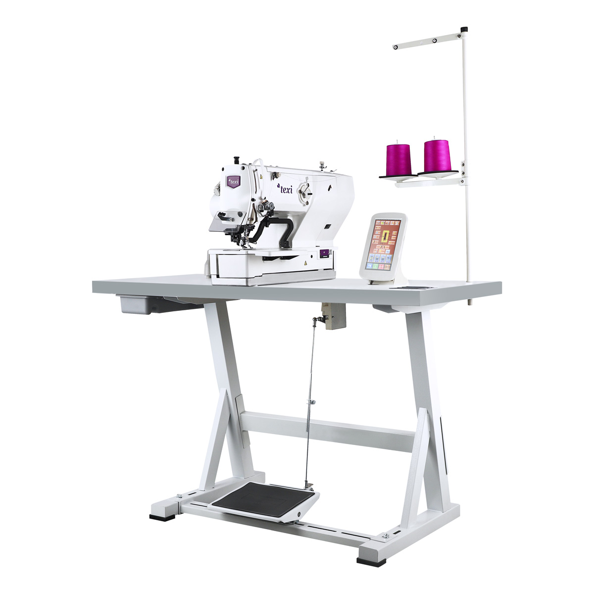 Electronic straight buttonhole machine TEXI OF