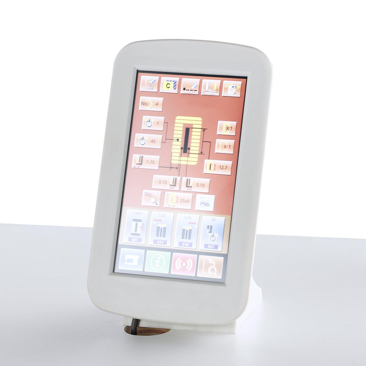 Electronic straight buttonhole machine TEXI OF