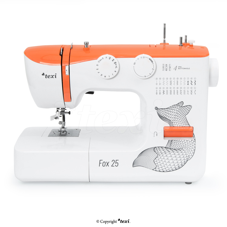 TEXI FOX 25 - Automatic multifunctional sewing machine, 25 stitches - 8 Automatic multifunctional sewing machine, 25 stitches
